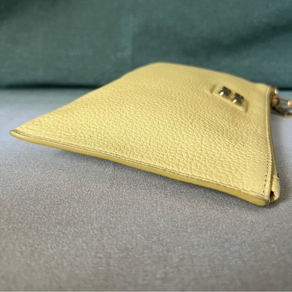 Miu Miu Yellow Nappa Leather Wristlet Small - Picture 7 of 16
